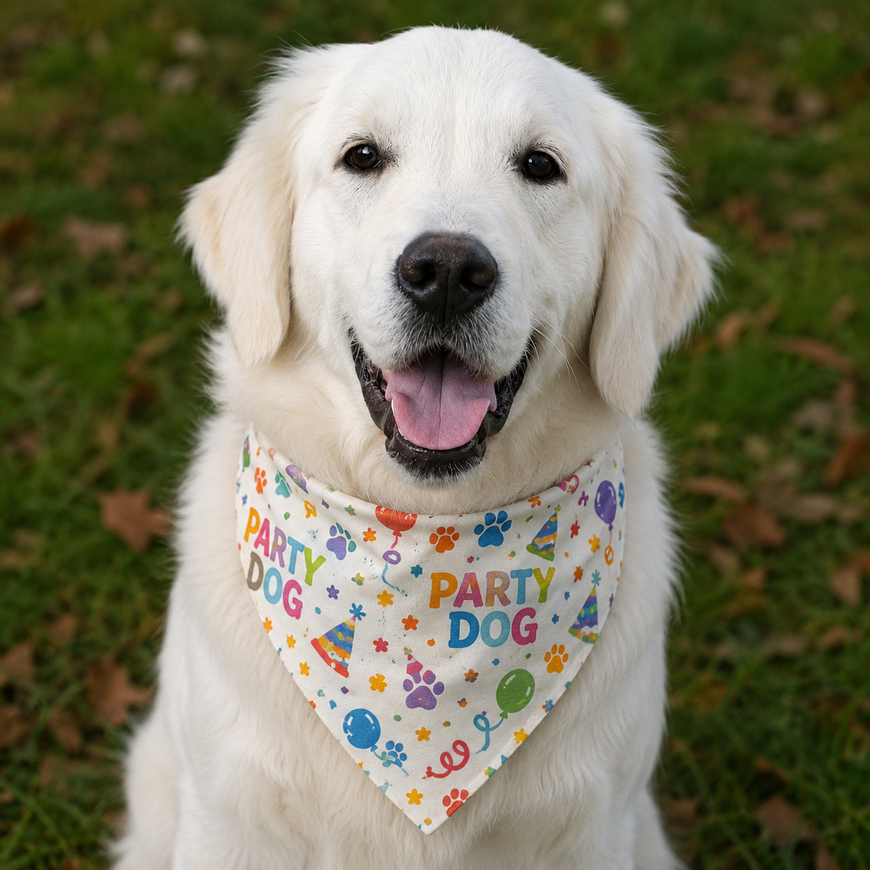 Chien avec bandana Hagrid